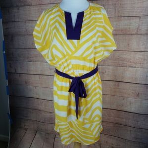 Umgee Belted Boho Shift Dress